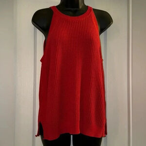 Prologue Beautiful Red Sleeveless Top